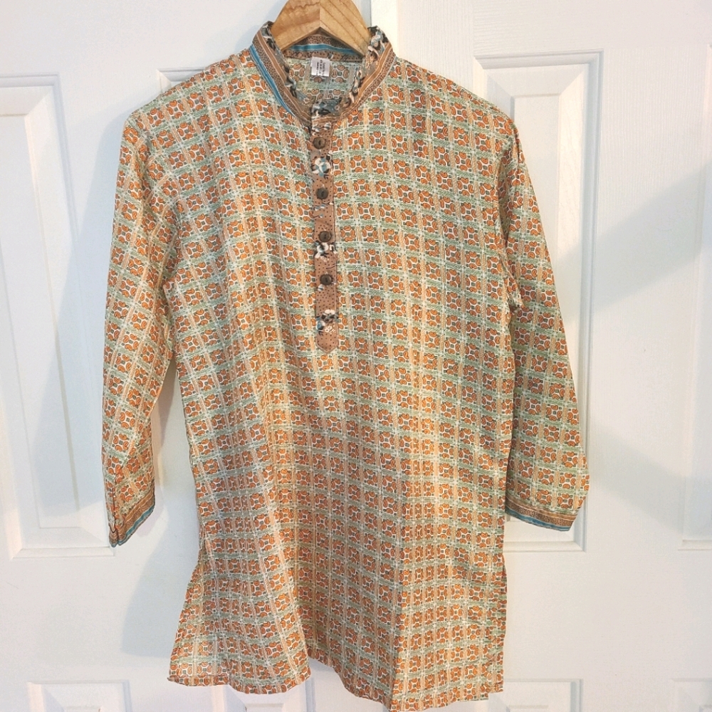Ganesh Himal Silk Tunic Made in Nepal